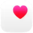 أيقونة تطبيق صحتي، قلب وردي في خانة بيضاء