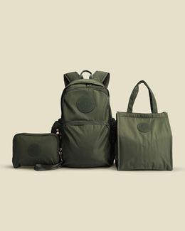 Aabir Sabeel Moss Moments Giftset - 3 Bags set - Olive Green
