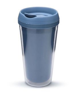 Karam Fresco 450ml Glass with Lid 401182 - (Assorted)