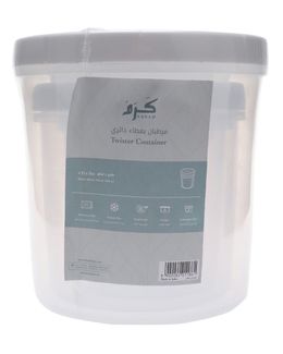 كرم طقم حافظات طعام مكونة من 4 قطع بسعة 3330 مل - متنوعة