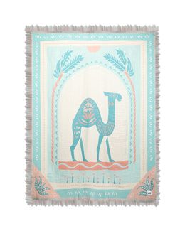 Al Karam Cotton Camel Throw Blanket