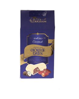 Arjoon White Chocolate Dates with Coconut 200g