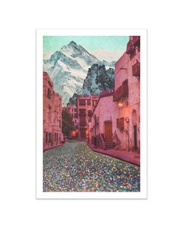 بُني بوستر Shimmered Heights - مقاس 33×50 سم