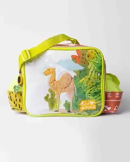 Bunai Boys Camel Printed Lunch Box HS-7675-1 (Multicolored)