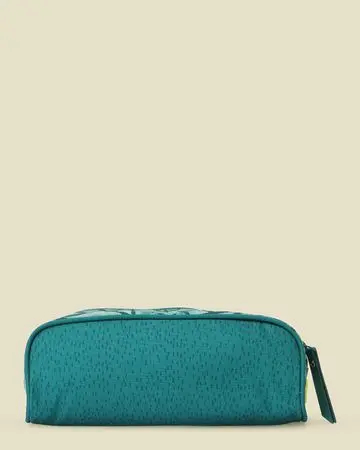 Bunai Pencil Case (Green & Blue)