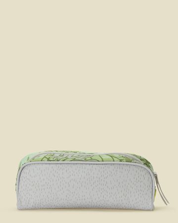 Bunai Pencil Case for Kids - Green & Gray