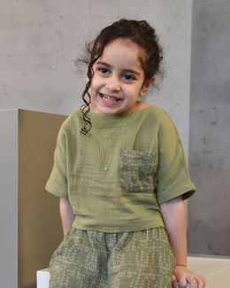 Bunai Root Collection Green Top TP07002 10-12 Years