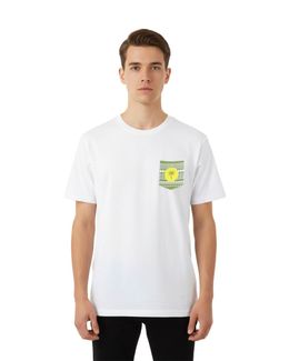 Hnak Garden Palm Pocket Camel T-shirt - M