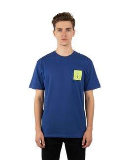 Hnak Limoges Palm Square Pocket Printed Camel T-shirt