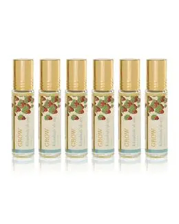 جاد مجموعة عطور رول اون نمو خشب الأرز سيدار وود للجنسين - 6 قطع - 10 مل