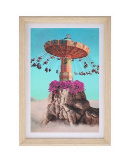 Karam 33x50cm Wooden Frame and Poster Bundle 1