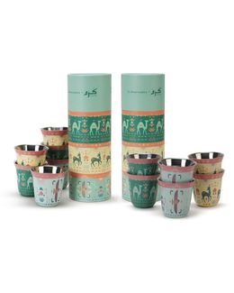 Karam turkoize Coffee Cup Set - 12 Pieces