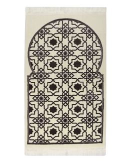 Manasek Aim Acrylic Prayer Mat with Bag (Gray)