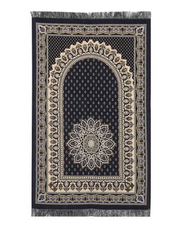Manasek Cotton Prayer Mat (Blue)
