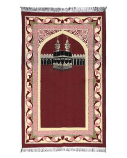 Manasek Cotton Prayer Mat (Red)