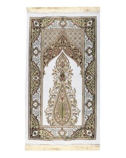Manasek Fortune Square Bag Prayer Mat (Coffee)