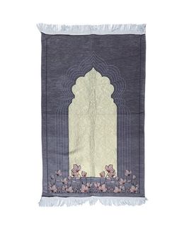Manasek He Shanil Square Prayer Mat - 148_6_M5 (Dark Green)