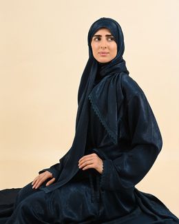 مناسك شرشف صلاة مع حقيبة - أزرق