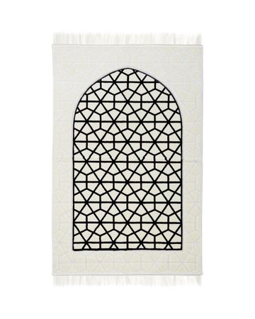Manasek Prayermat - White & Grey