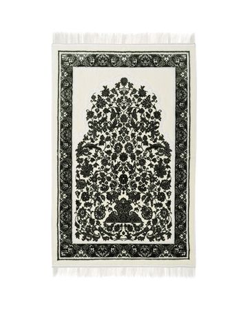 Manasek Prayermat - White & Light green