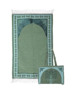 Manasek Qutouf Collection Woven Prayer Mat - STR-2048-D