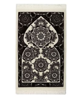 Manasek Grounded Acrylic 008 Prayer Mat with Bag (Coffee)