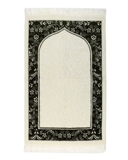 Manasek Calm Acrylic Prayer Mat with Bag (Nut Green)