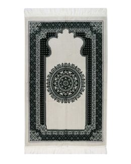 Manasek Savour Double Acrylic 003 Prayer Mat (Nefty Green)