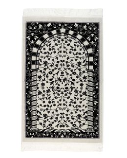 Manasek Spring Double Acrylic 004 Prayer Mat (Black)