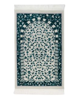 Manasek Spring Double Acrylic 004 Prayer Mat (Sparkle Blue)