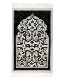 Manasek Sprout Double Acrylic 005 Prayer Mat (Black)