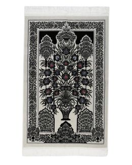 Manasek Steady Double Acrylic 009 Prayer Mat (Black)