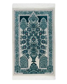Manasek Steady Double Acrylic 009 Prayer Mat (Sparkle Blue)