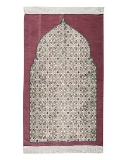 Manasek Shanil Prayer Mat (Maroon)