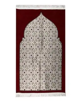 Manasek Shanil Prayer Mat (Red)