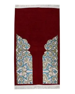 Manasek Shanil Prayer Mat (Red)