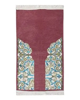 Manasek Shanil Square Prayer Mat (Pink)