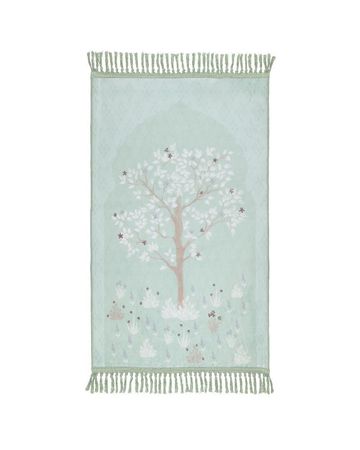 Manasek Taamul Polyester Green Prayer Mat