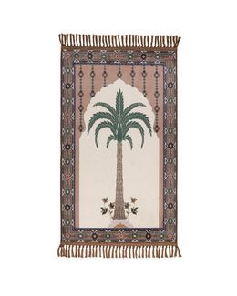 Manasek Thabat Polyester Brown Prayer Mat