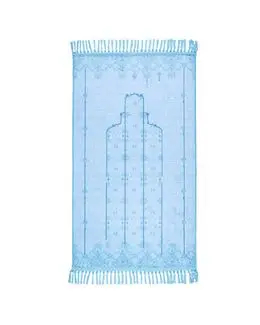 Manasek Yusr L' AlMudakir Polyester Violet Prayer Mat