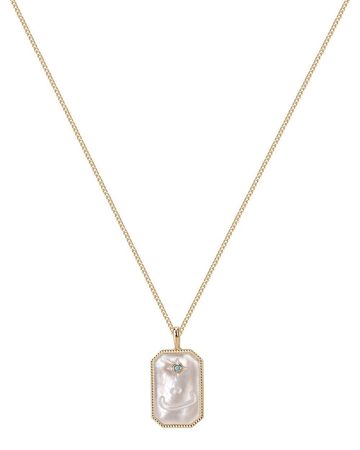 Min Maadan Alensan Necklace letter