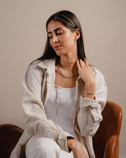 Min Maadan Alensan Aventurine Necklace Al2402-5