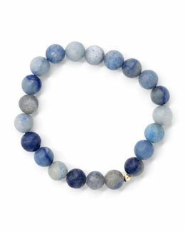 Min Maadan Alensan Matte Blue Aventurine Stone Bracelet