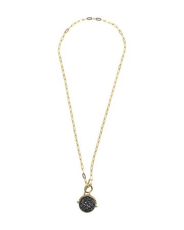 Min Maadan Alensan Min 925 Silver Necklace Patience & Gratitude 18K Gold Plated