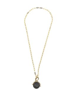 Min Maadan Alensan Min 925 Silver Necklace Patience & Gratitude 18K Gold Plated