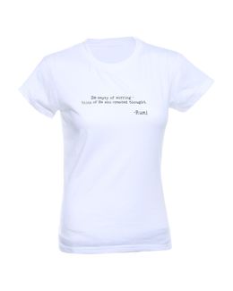 Min Maadan Alensan Rumi Women White Printed Round Neck T-shirt - XL