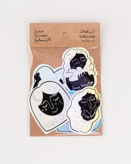 Min Maadan Alensan Self Love Pack-of-5 Stickers (Multicolored)