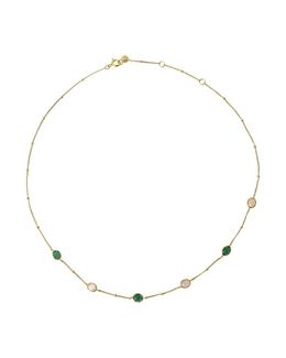 Min Maadan Alensan Silver Necklace From Hajari Collection 18K Gold plated