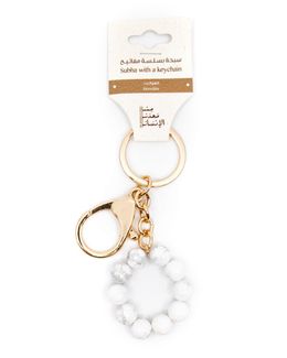Min Maadan Alensan Subha Keyring - Howlite