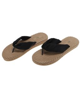 Mishkat Beach Flip Flops for women (Black)